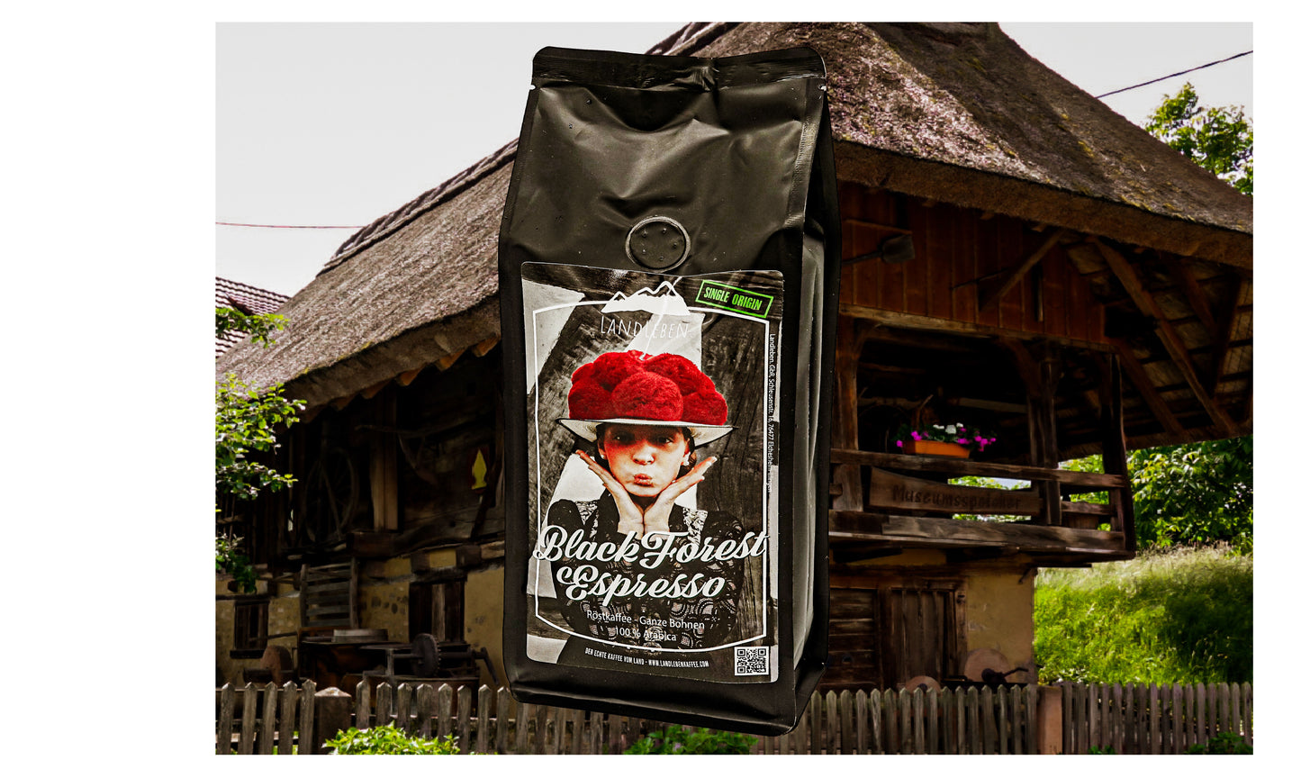 Kaffeebohnen - Landleben Black Forest Espresso Premiumkaffee 500g
