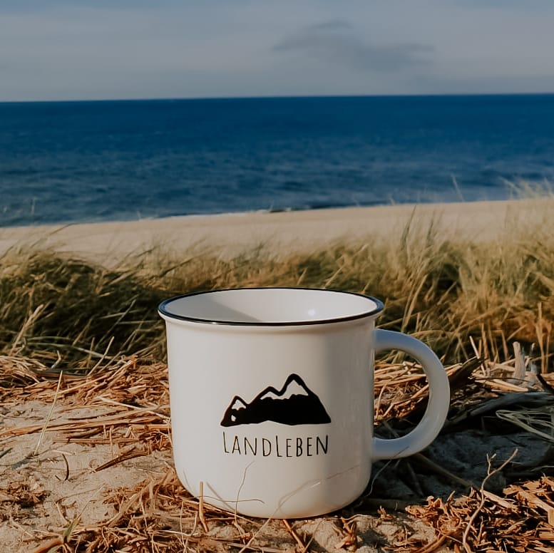 Keramik-Tasse Kaffee Tasse Landleben