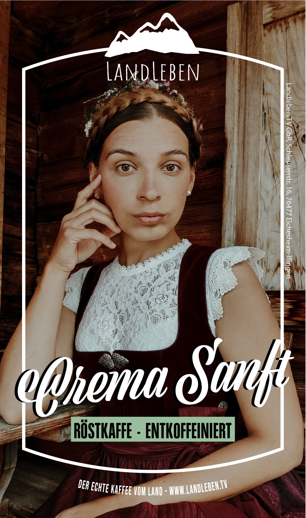 Kaffee - Röstkaffee gemahlen - entkoffeiniert Landleben Crema Sanft 500g
