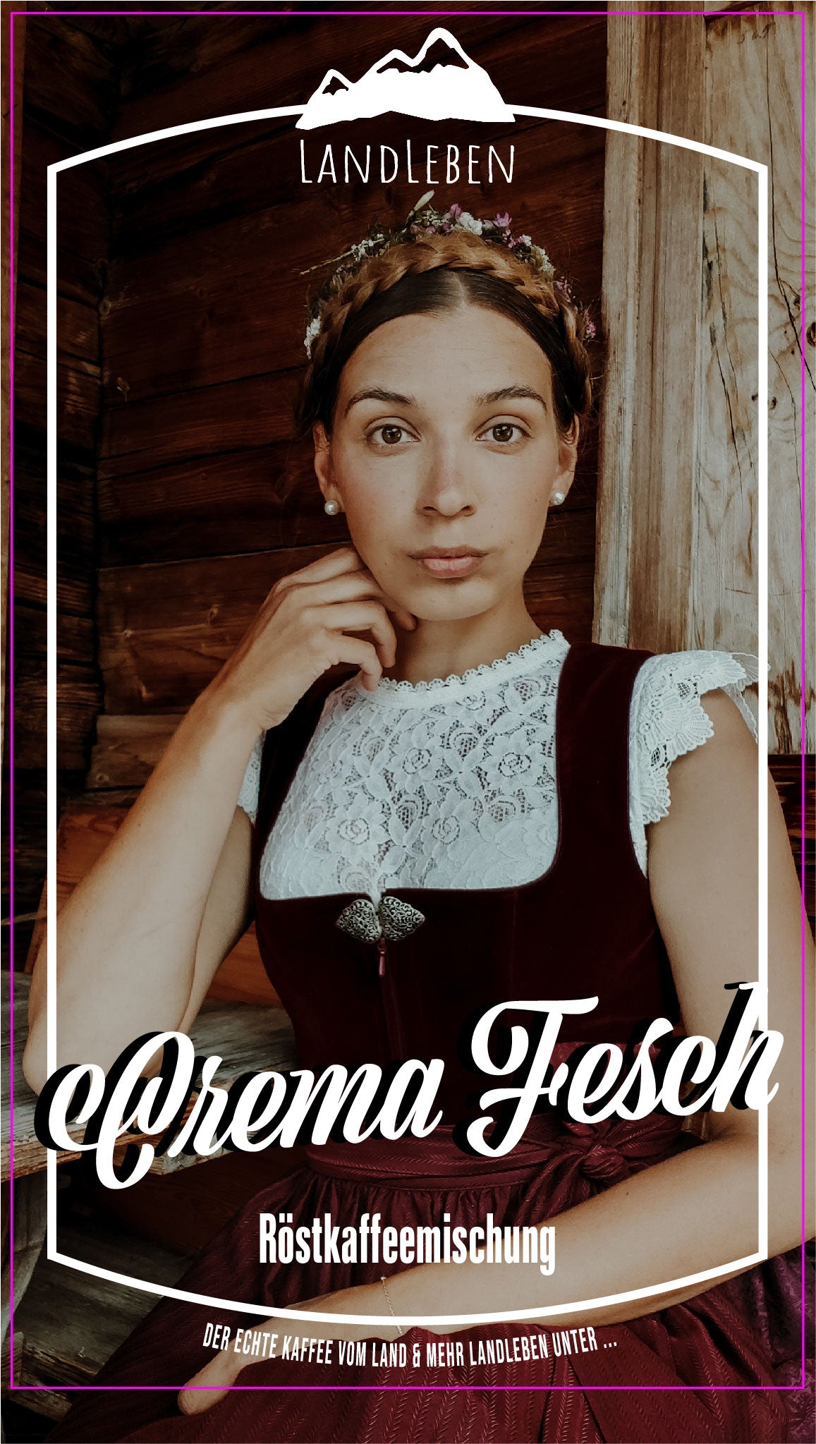 Kaffeebohnen - Landleben Crema Fesch 500g