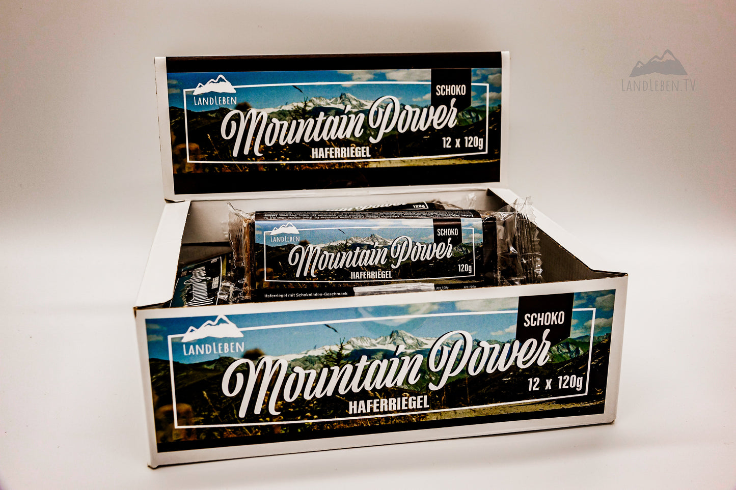 Mountain-Power Haferriegel BIG BOX (Schoko)