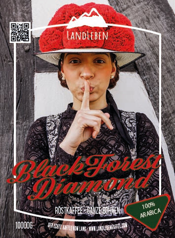 Kaffeebohnen - Landleben Black Forest Premiumkaffee Diamond 500g