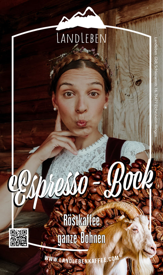 Kaffeebohnen - Landleben Espresso Bock 500g